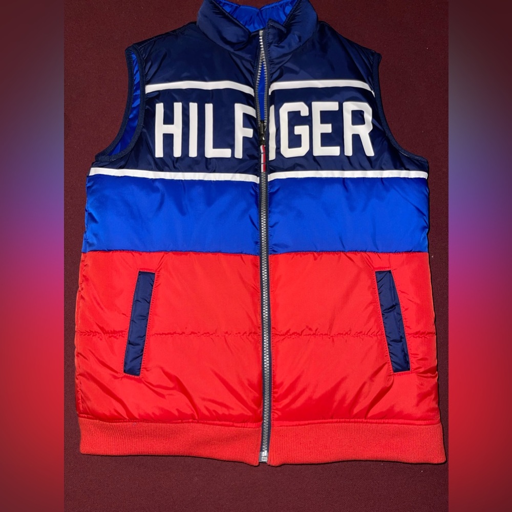 Tommy Hilfiger Reversible Vest Boys Size L- 12/14 NWOT‎